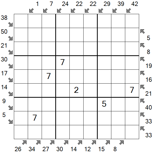 Little Killer Sudoku - Medium