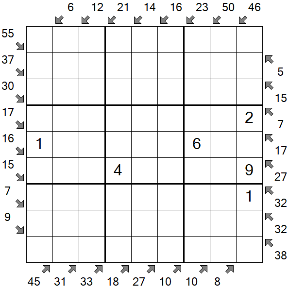 Little Killer Sudoku - Medium