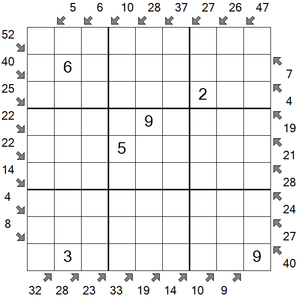 Little Killer Sudoku - Medium