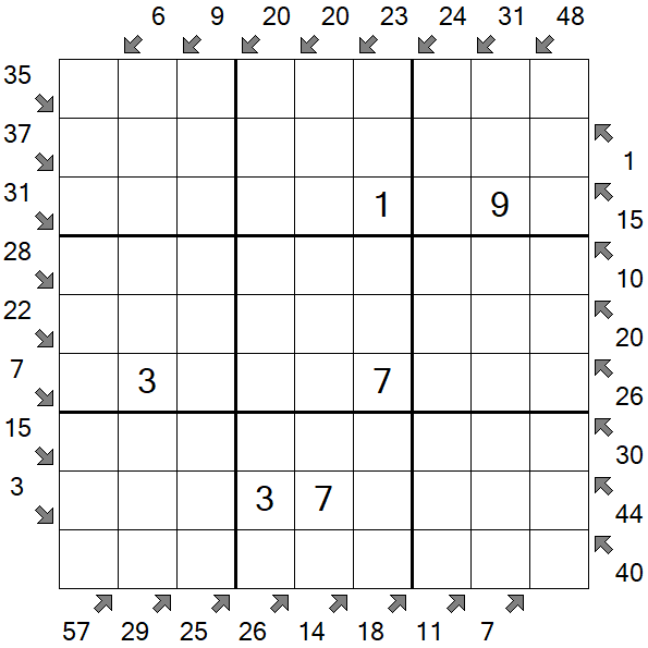 Little Killer Sudoku - Medium