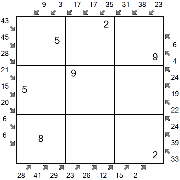 Little Killer Sudoku - Medium