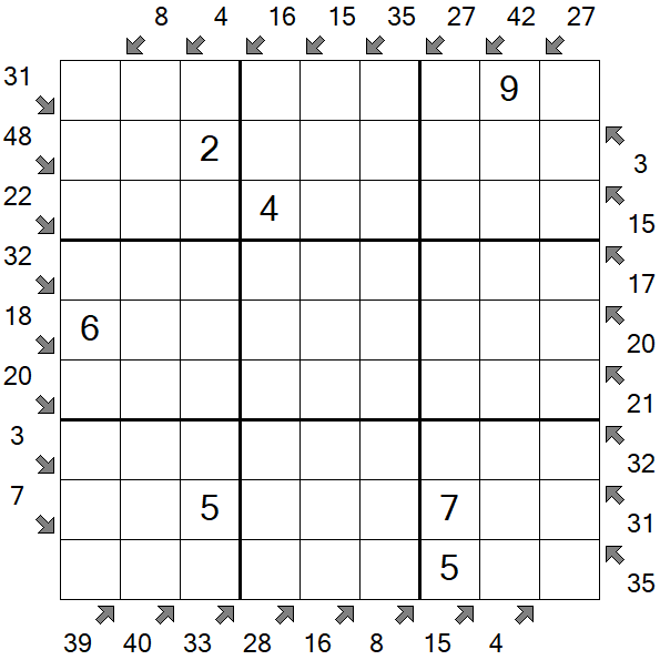 Little Killer Sudoku - Medium