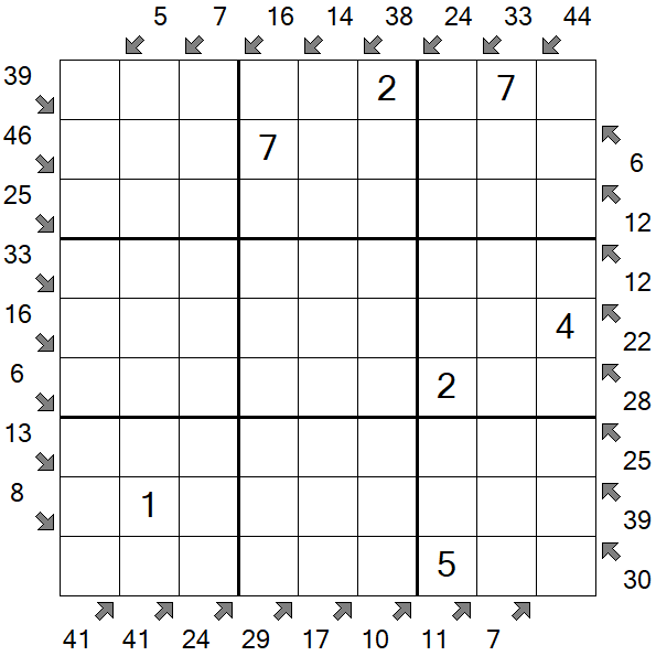 Little Killer Sudoku - Medium