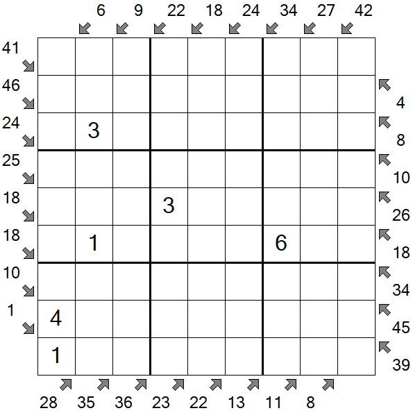 Little Killer Sudoku - Medium
