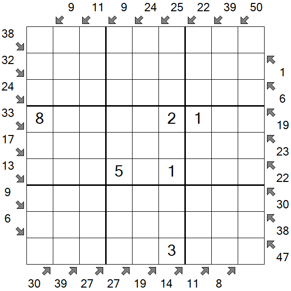 Little Killer Sudoku - Médio