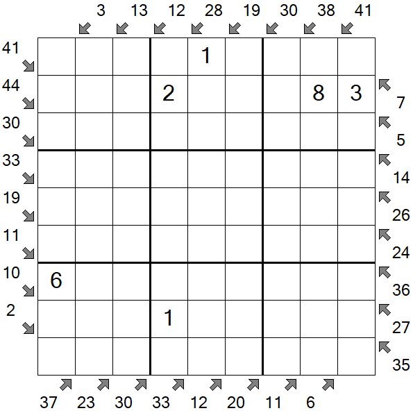 Little Killer Sudoku - Médio
