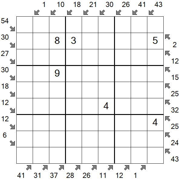 Little Killer Sudoku - Médio