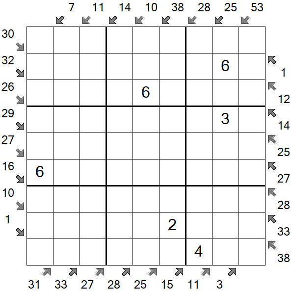 Little Killer Sudoku - Médio