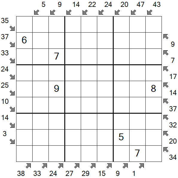 Little Killer Sudoku - Médio