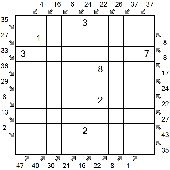 Little Killer Sudoku - Médio