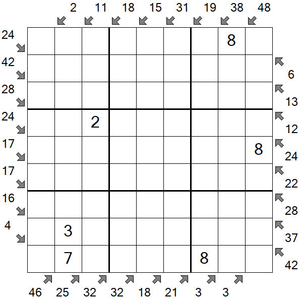 Little Killer Sudoku - Médio