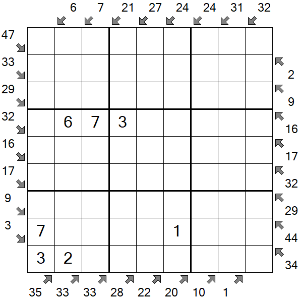 Little Killer Sudoku - Médio