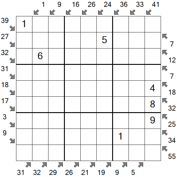 Little Killer Sudoku - Médio