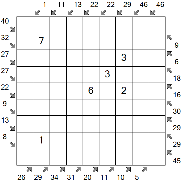 Little Killer Sudoku - Médio