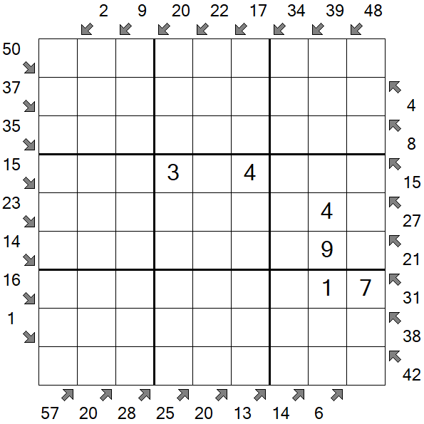 Little Killer Sudoku - Médio