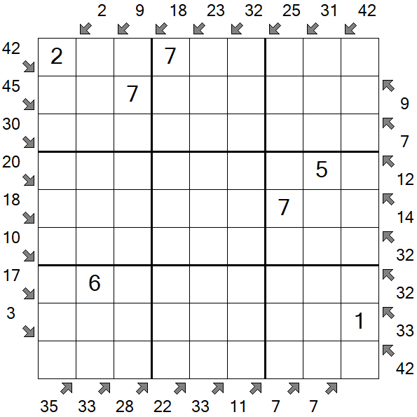 Little Killer Sudoku - Médio