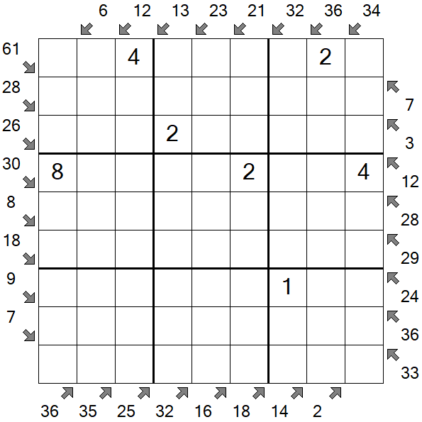 Little Killer Sudoku - Médio