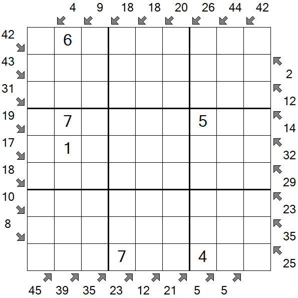 Little Killer Sudoku - Médio