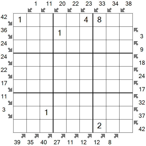 Little Killer Sudoku - Médio