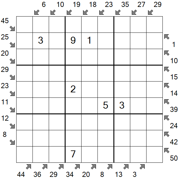 Little Killer Sudoku - Médio