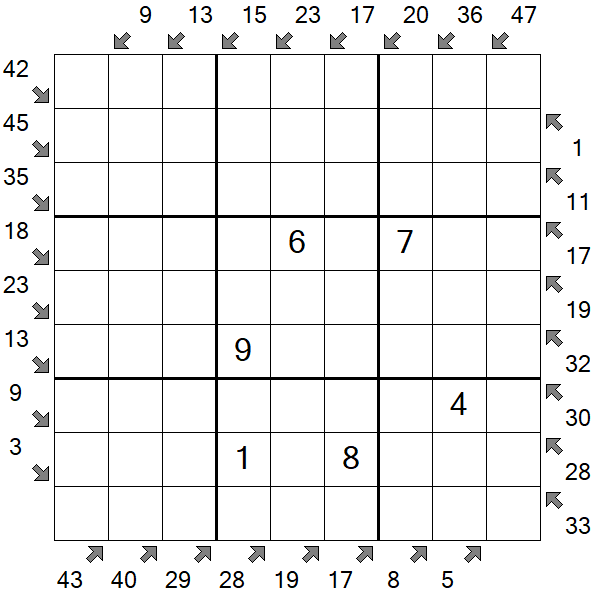Little Killer Sudoku - Médio