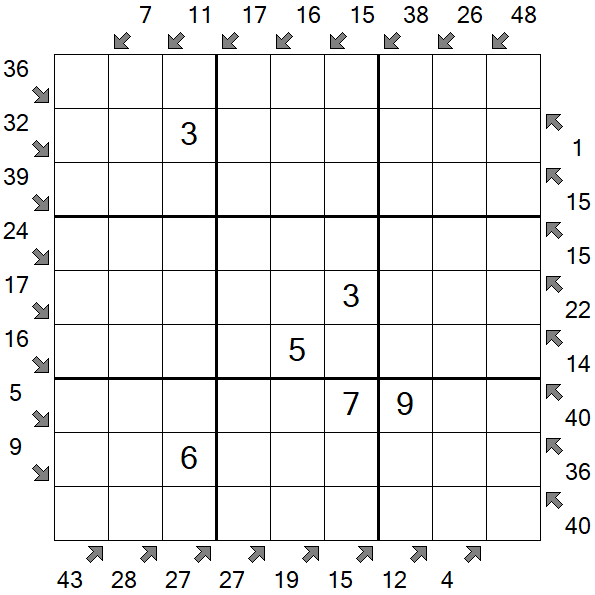 Little Killer Sudoku - Médio