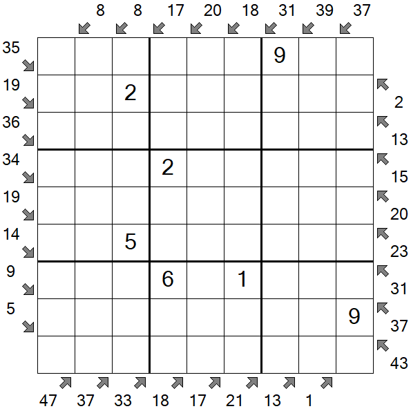 Little Killer Sudoku - Médio