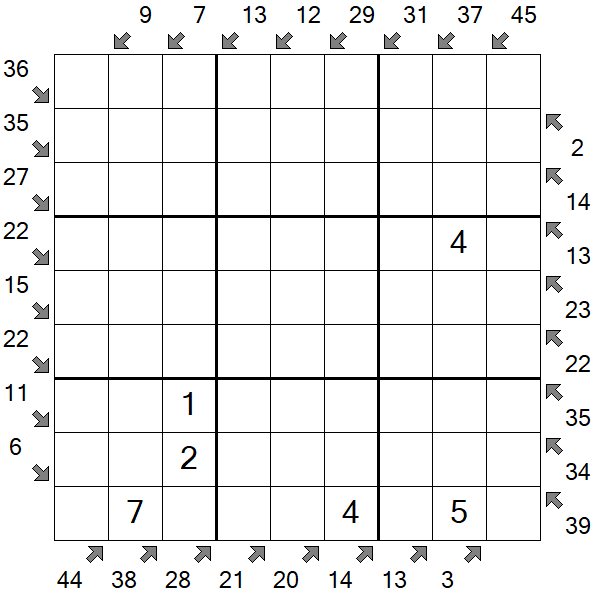 Little Killer Sudoku - Médio