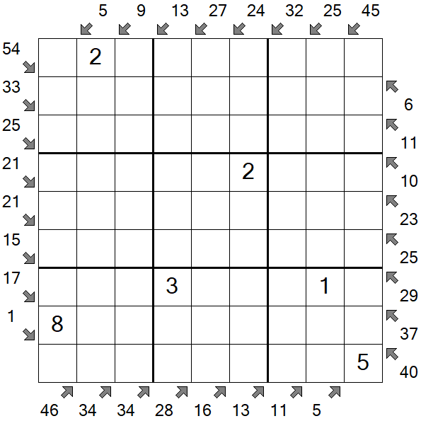 Little Killer Sudoku - Médio