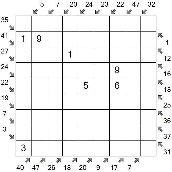Little Killer Sudoku - Médio