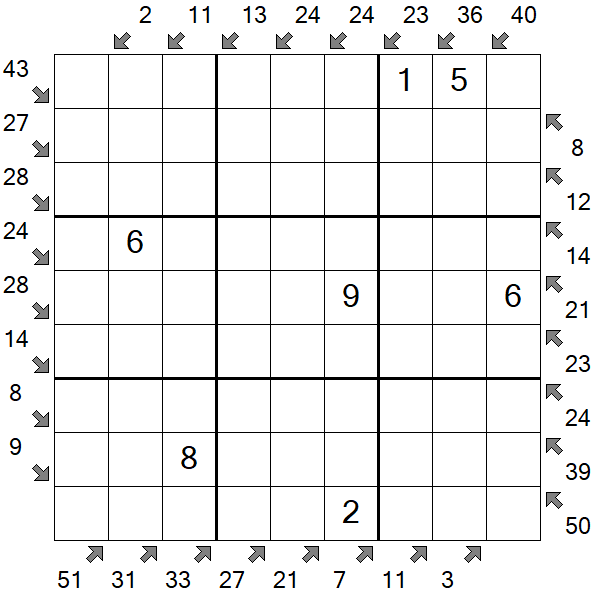 Little Killer Sudoku - Médio