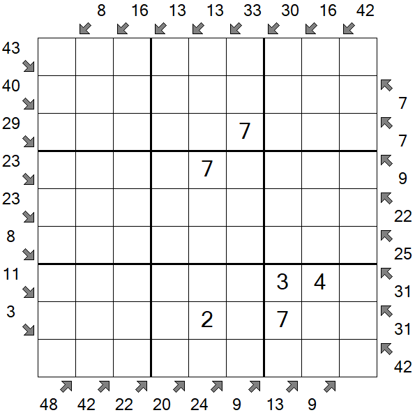 Little Killer Sudoku - Médio