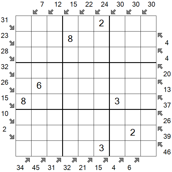 Little Killer Sudoku - Médio