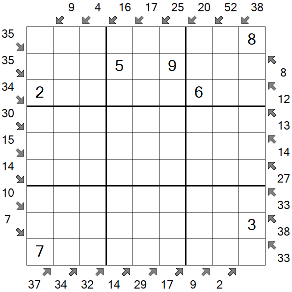 Little Killer Sudoku - Médio