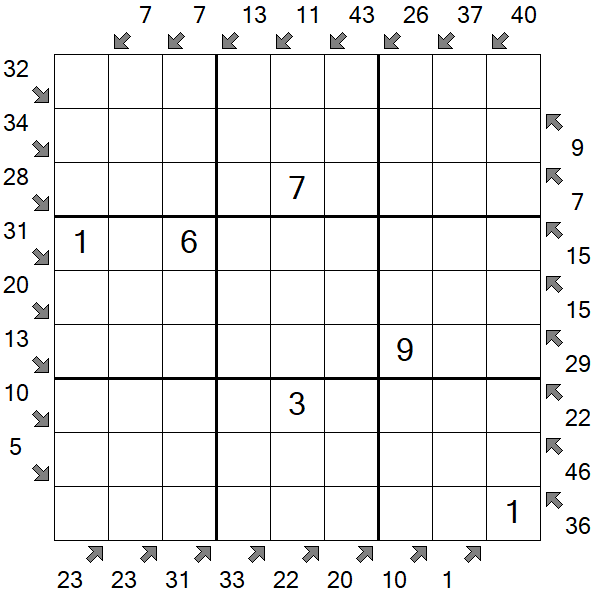 Little Killer Sudoku - Médio