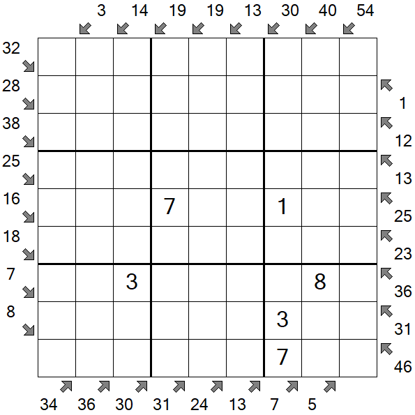 Little Killer Sudoku - Médio
