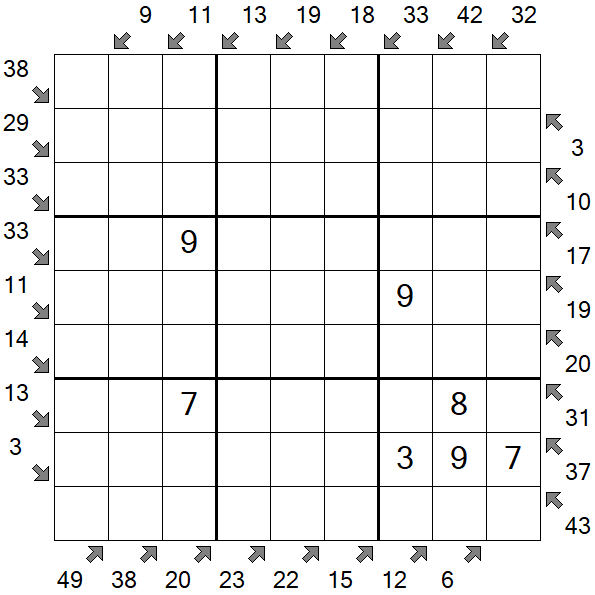 Little Killer Sudoku - Médio
