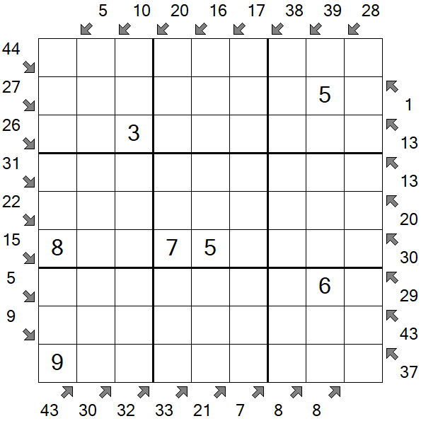 Little Killer Sudoku - Médio