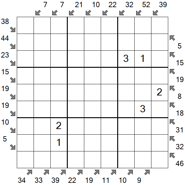 Little Killer Sudoku - Médio