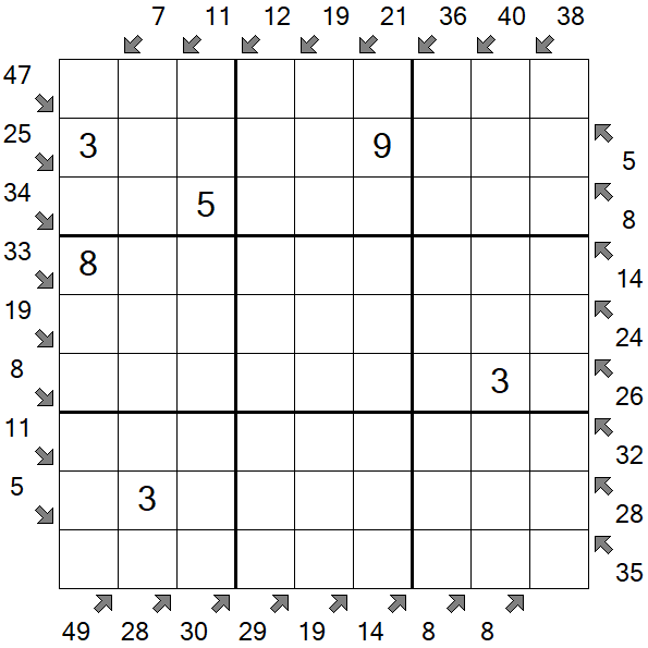Little Killer Sudoku - Médio
