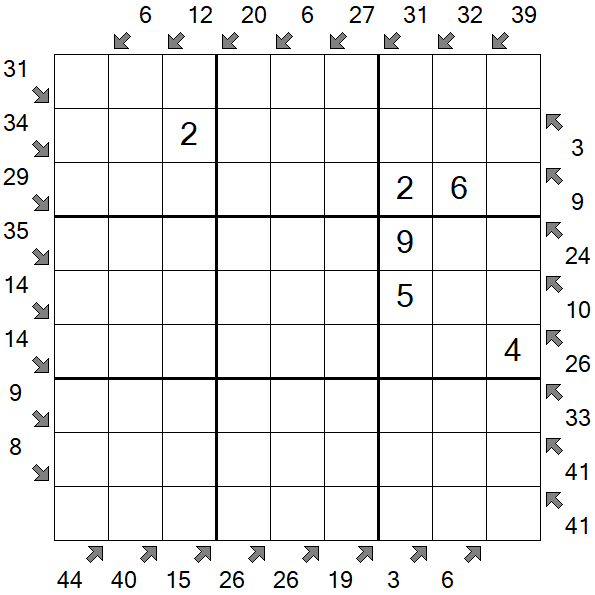 Little Killer Sudoku - Médio