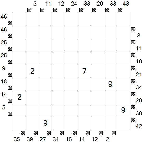 Little Killer Sudoku - Médio