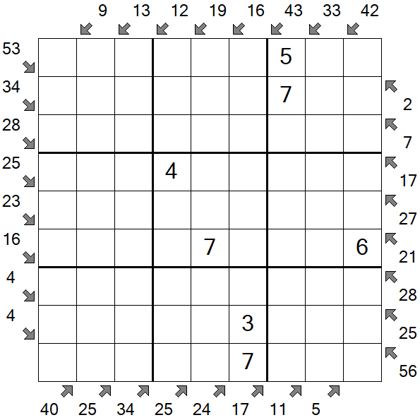 Little Killer Sudoku - Médio
