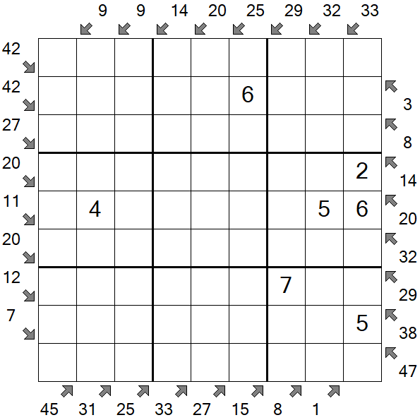 Little Killer Sudoku - Médio