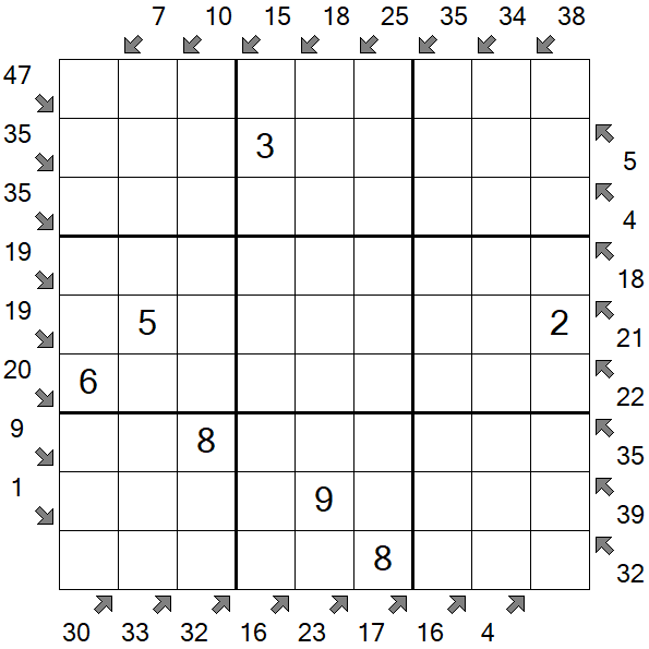 Little Killer Sudoku - Médio