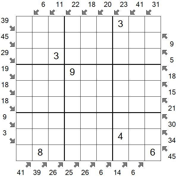 Little Killer Sudoku - Médio