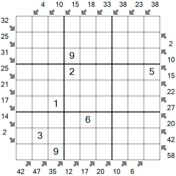Little Killer Sudoku - Médio