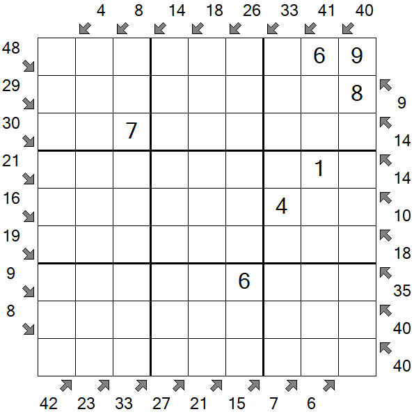 Little Killer Sudoku - Médio