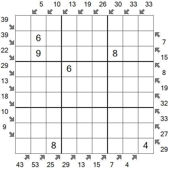 Little Killer Sudoku - Médio