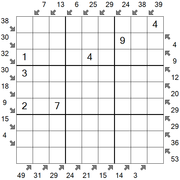 Little Killer Sudoku - Médio